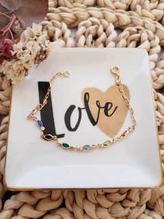 Pulsera Acero Dorado (PAD0296)