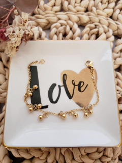 Pulsera Acero Dorado (PAD0293)