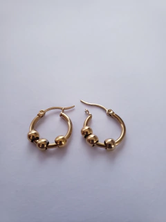 Aros Acero Dorado (AAD0124)