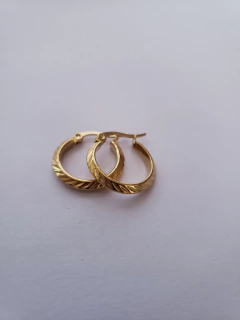 Aros Acero Dorado (AAD0255)