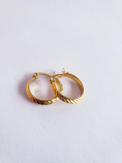 Aros Acero Dorado (AAD0205)