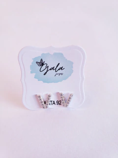 Aros de Plata "Cierre Mariposa" (AP0548) (9,2)