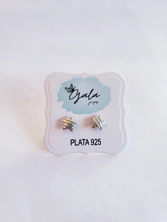 Aros de Plata (Cierre Mariposa) (AP0360) (4,5)