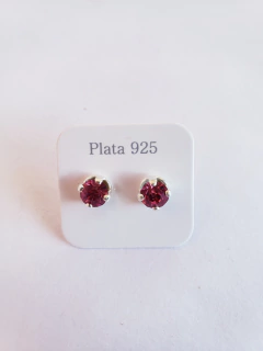 Aros de plata (Cierre Mariposa) (4,5)