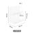 Organizador Rack cocina baño frascos doble estanteria de apoyo