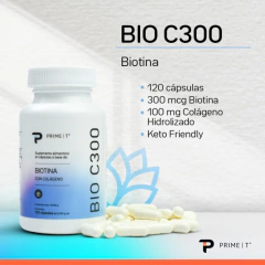Imagen de Biotina BIO C300 con Colágeno – Prime T