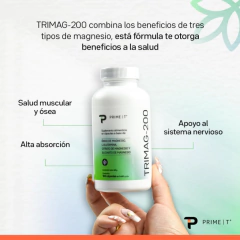 Magnesio TRIMAG-200 Prime T - Shop Salud Integral 