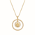Imagem do Colar com design de morango, cravejado de zircônias e banhado a ouro 18K