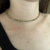 Choker com zircônias coloridas banhado a ouro 18K - comprar online