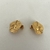 Brinco Lumina redondo, banhado em ouro 18k. na internet
