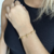 Pulseira com pingentes corações banhada em ouro 18K - comprar online