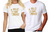 Camiseta Branca Feliz Ano Novo Taças - Coleção Ano Novo-c