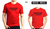 Camiseta Vermelha - Stranger Things Logo Preto-c - comprar online