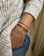 Pulseira seda cubos