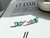 Brinco Mini Earcuff Colors Banho Ródio Branco