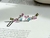 Brinco Earcuff Zirconia Colors Banho Ródio Branco
