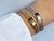 Pulseira De Malha Corrente Lisa Fecho Relógio - comprar online