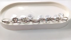 Anillo Acero Labrado con Strass en internet