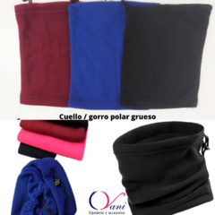 Cuello /Gorro Polar Grueso x12/ térmico - comprar online