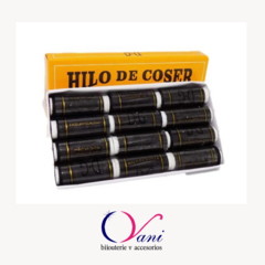 Hilos X12 Unidades ( Blanco /Negro ).