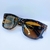 Óculos de Sol Gama Animal Print Marrom Proteção UV400 Polarizado