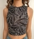 Top musculosa Hojas