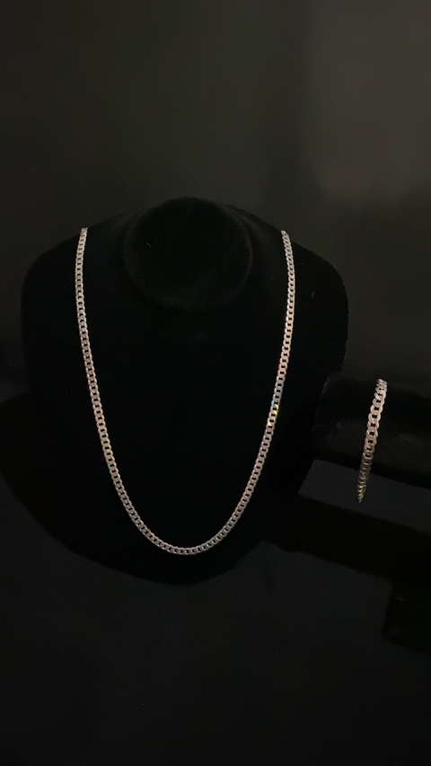 CONJUNTO GRUMET 6MM - PRATA LEGÍTIMA 925