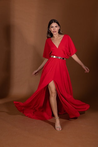 Vestido Ablusado Liso