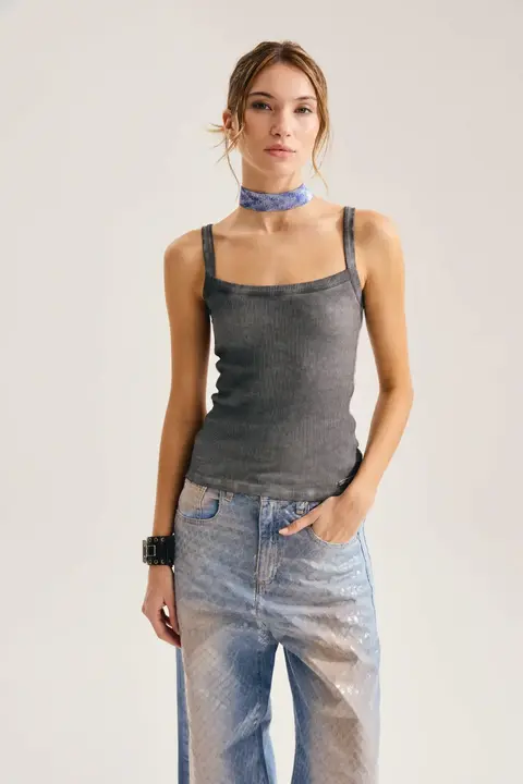 Musculosa Bossa Gris