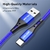 Cabo USB Tipo C / Micro USB 3a