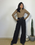 Calça Alfaiataria Maya - Preta - Lozine Store