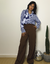 Calça Alfaiataria Maya - Marrom - comprar online