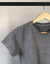 CAMISETA BÁSICA ESTONADA CHUMBO - loja online