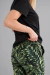 Pantalon Cleo negro y verde fluo - comprar online