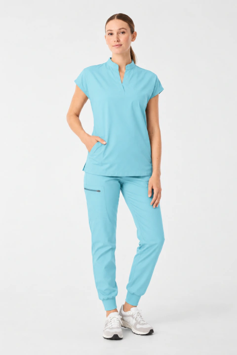 Ambo Praga Línea Especial Pantalón con Puño Celeste