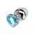 PLUG ANAL PEDRA CRISTAL ''PEQUENO'' 7 x 2,8 - Cereja da noite oficial 