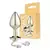 Lite Plug Dourado M com Pingente Sexy Fantasy
