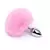 Plug Anal com Pompom de Pelúcia 6,5 x 2,5