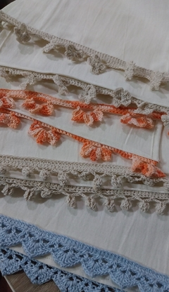 Mantelitos Materos de tusor y crochet GRANDES en internet