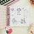 Combo Caderno de Colorir e 24 Canetas - loja online