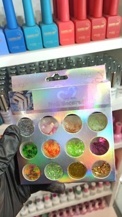 Imagen de Caja x 12 Potes DECORACION SURTIDAS
