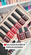 Esmaltes semipermanentes UVLED Charm limit coleccion x6 ROJOS BORDO - comprar online