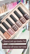 Esmaltes semipermanentes UVLED Charm limit coleccion x6 MARRONES CHOCOLATE - comprar online