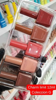 Esmaltes semipermanentes UVLED Charm limit coleccion x6 CAJA G - comprar online