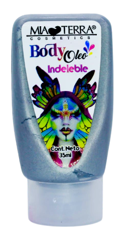 Body Oleo Colores Metalicos INDELEBLE 35 Gms Mia Terra Cosmetics - comprar en línea
