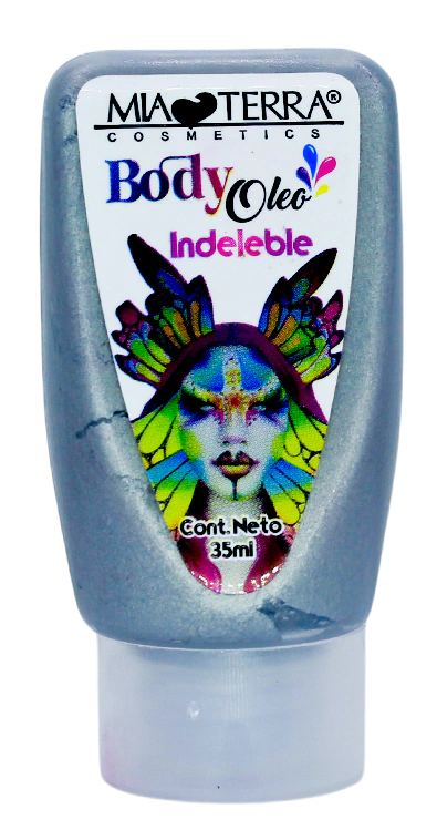 Body Oleo Colores Metalicos INDELEBLE 35 Gms Mia Terra Cosmetics - comprar en línea