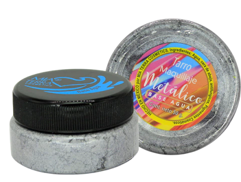 Tarro 50 Colores Metalico BASE AGUA Maquillaje Fantasia - comprar en línea