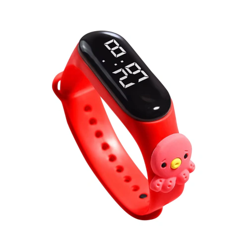 Pulseira Infantil de LED Desenhos Animados Ajustável Resistente à Água - comprar online
