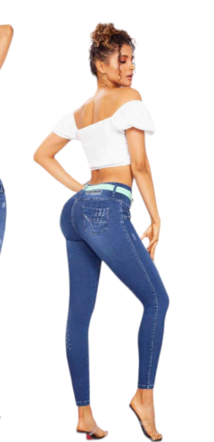 JEANS PUSH UP CONTROL ABDOMEN - Danna Beaute