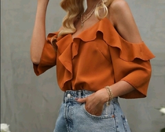 BLUSA MANGA VUELO